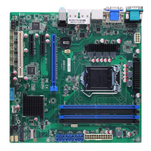 Axiomtek MMB501 Micro ATX Motherboard, 7th/6th Gen Intel Core i7/i5/i3, Pentium or Celeron Processor, Q170 chipset, VGA, DP, & HDMI, up to 64GB memory